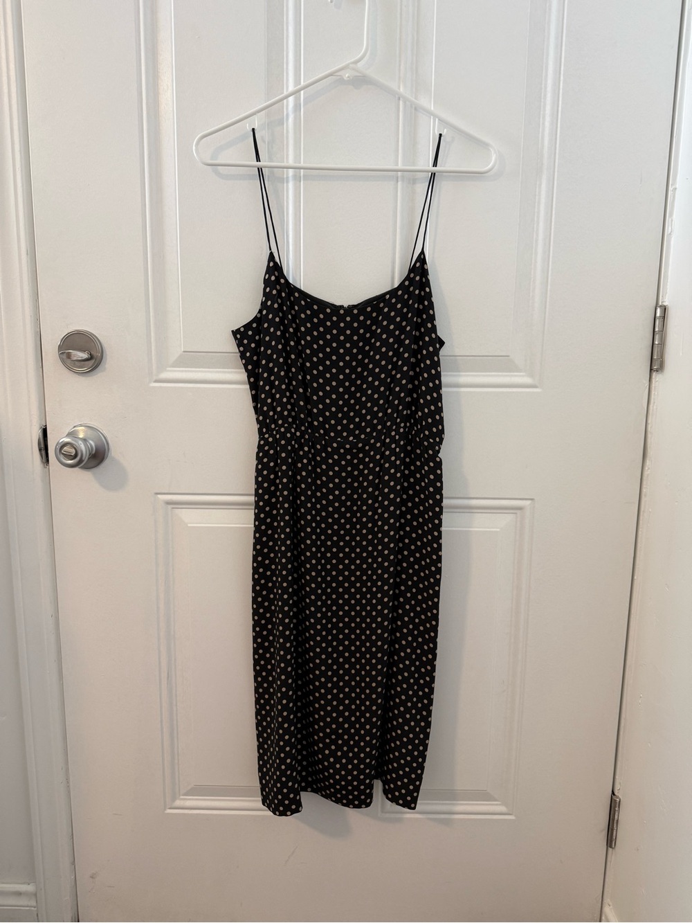 🖤 J.Crew 100% Silk Polka Dot Cami Dress – Size 2 🖤